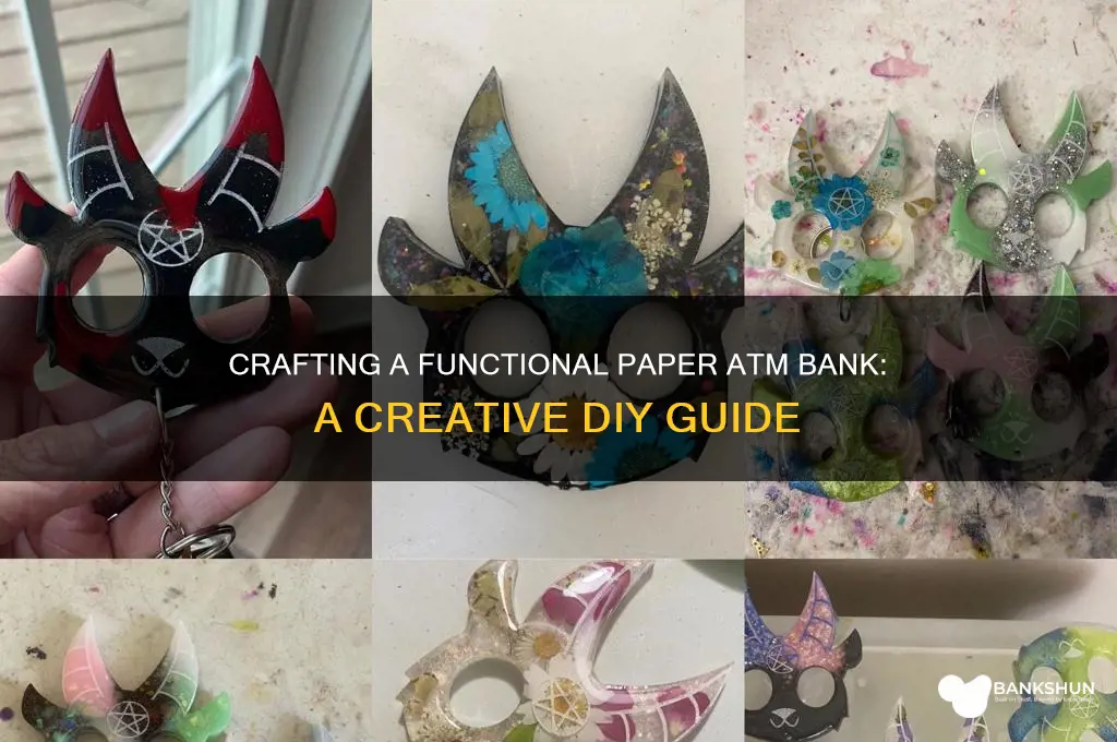 how to make a paper atm bank