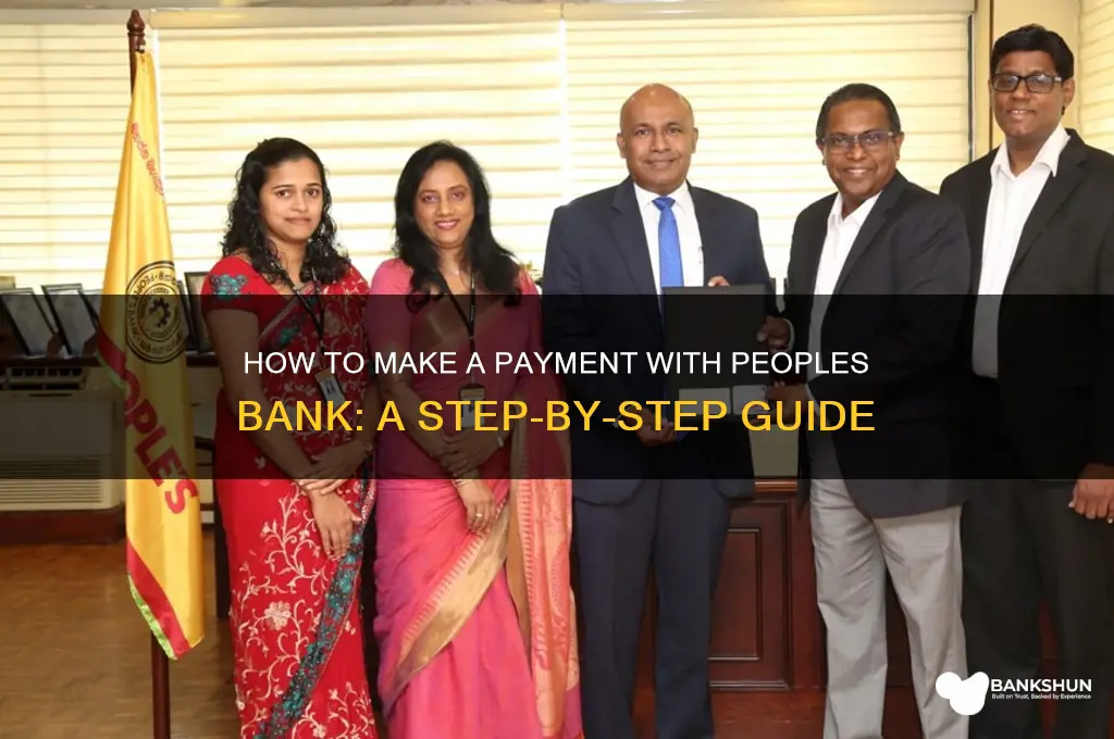 how to make a payment peoples bank