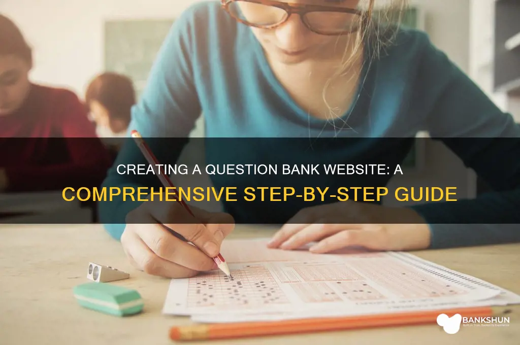 how to make a question bank website