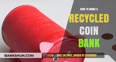 Creative Recycling: Crafting a Unique Coin Bank from Reused Materials