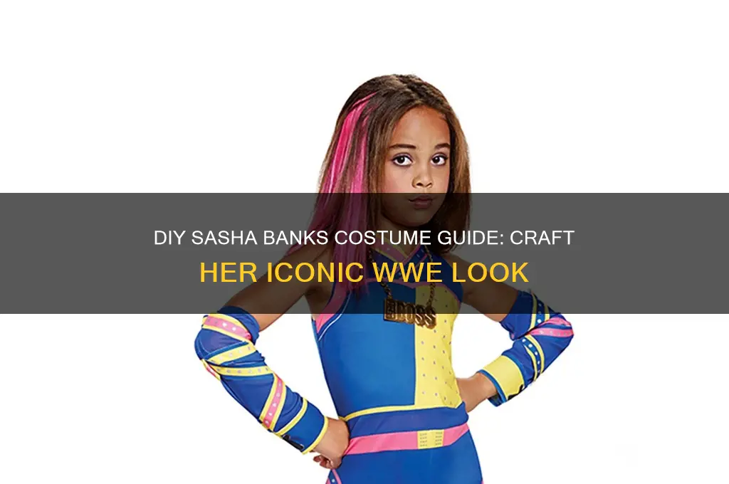 how to make a sasha banks costume