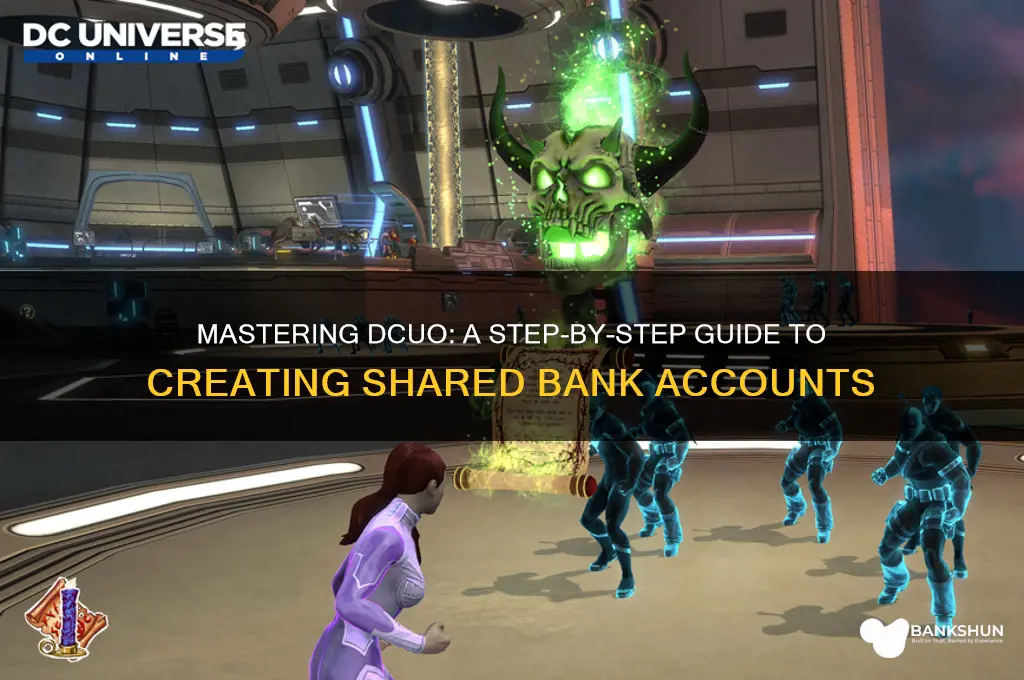 how to make a shared bank dcuo