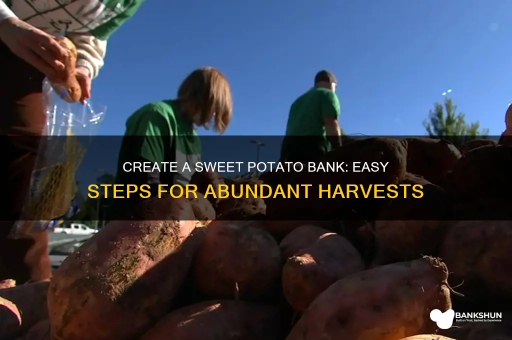 how to make a sweet potato bank
