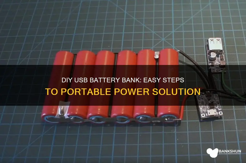 how to make a usb battery bank