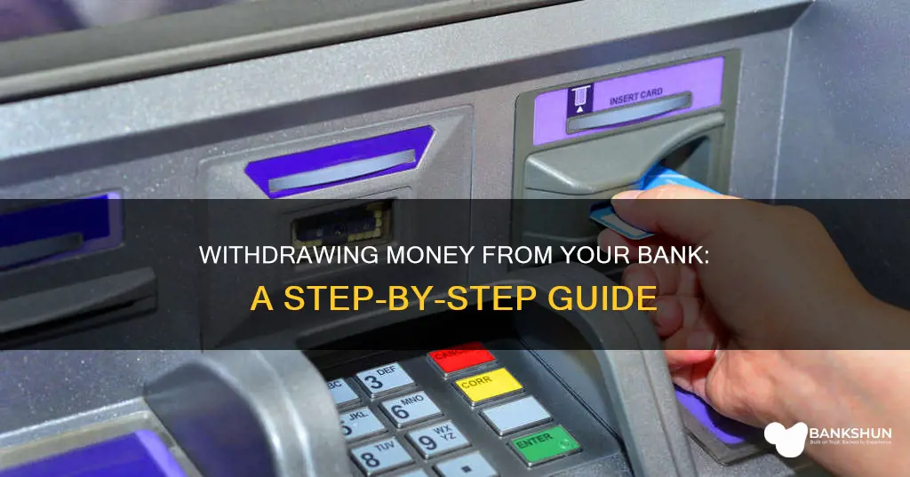 how to make a withdrawal from bank