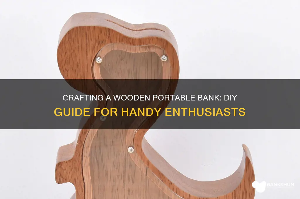 how to make a wodden portable bank