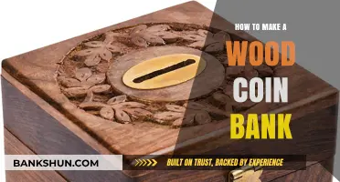 Crafting a Rustic Wood Coin Bank: DIY Guide for Beginners