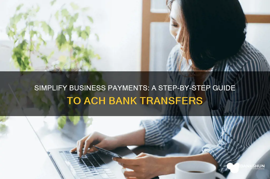how to make ach payments via bank