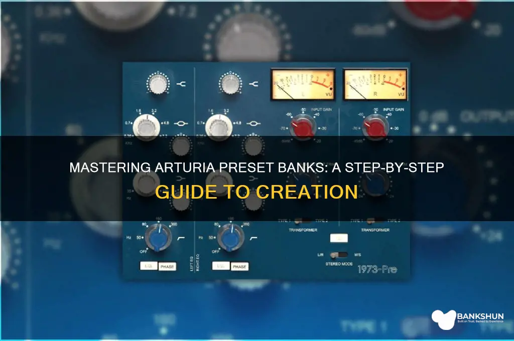 how to make an preset bank arturia