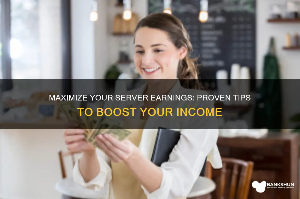 how to make bank as a server
