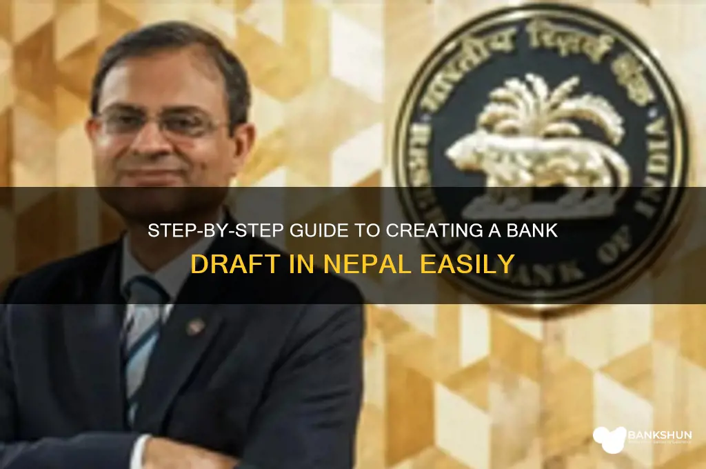 how to make bank draft in nepal
