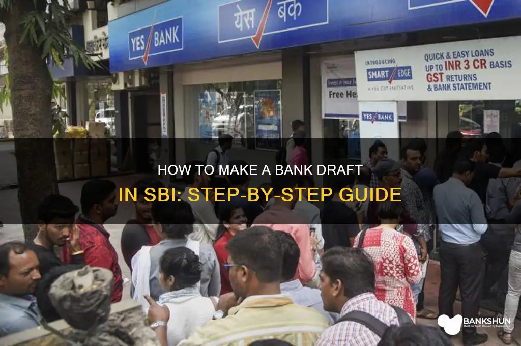how to make bank draft in sbi