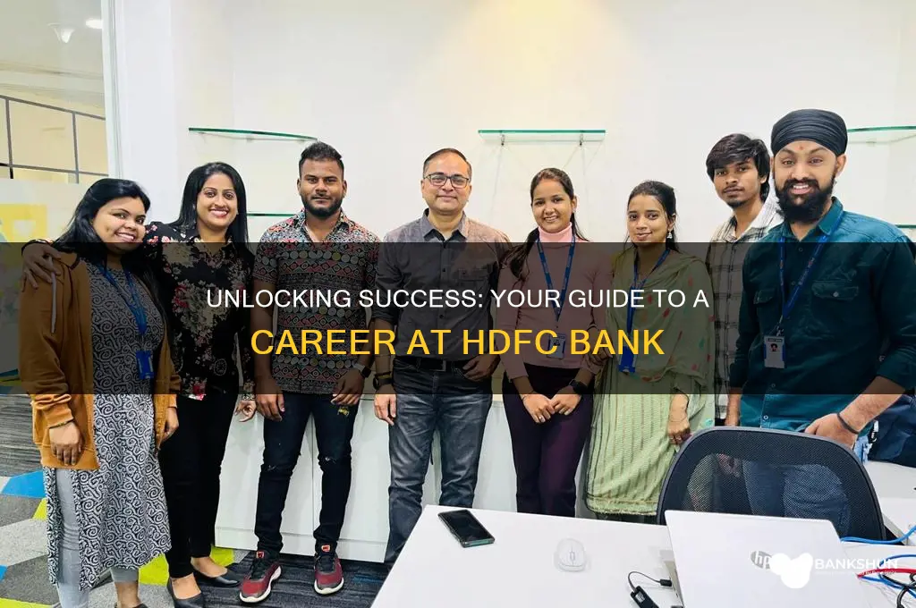 how to make career in hdfc bank