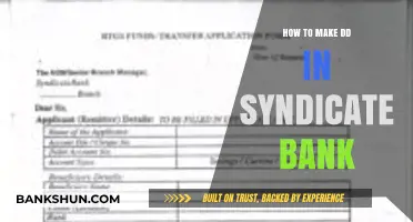 Easy Guide to Making a Demand Draft in Syndicate Bank