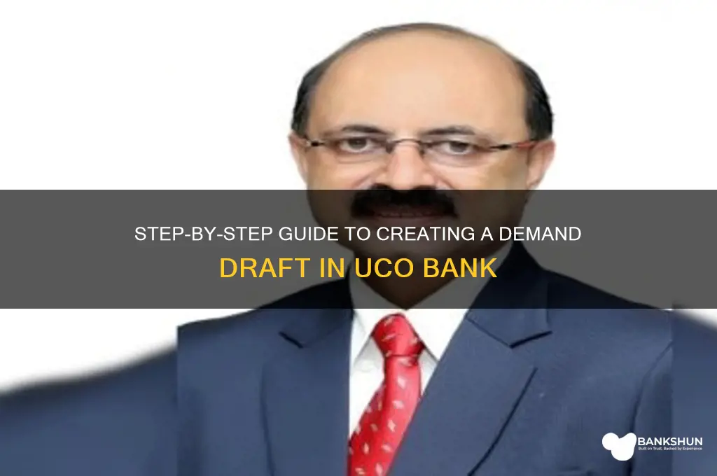 how to make dd in uco bank