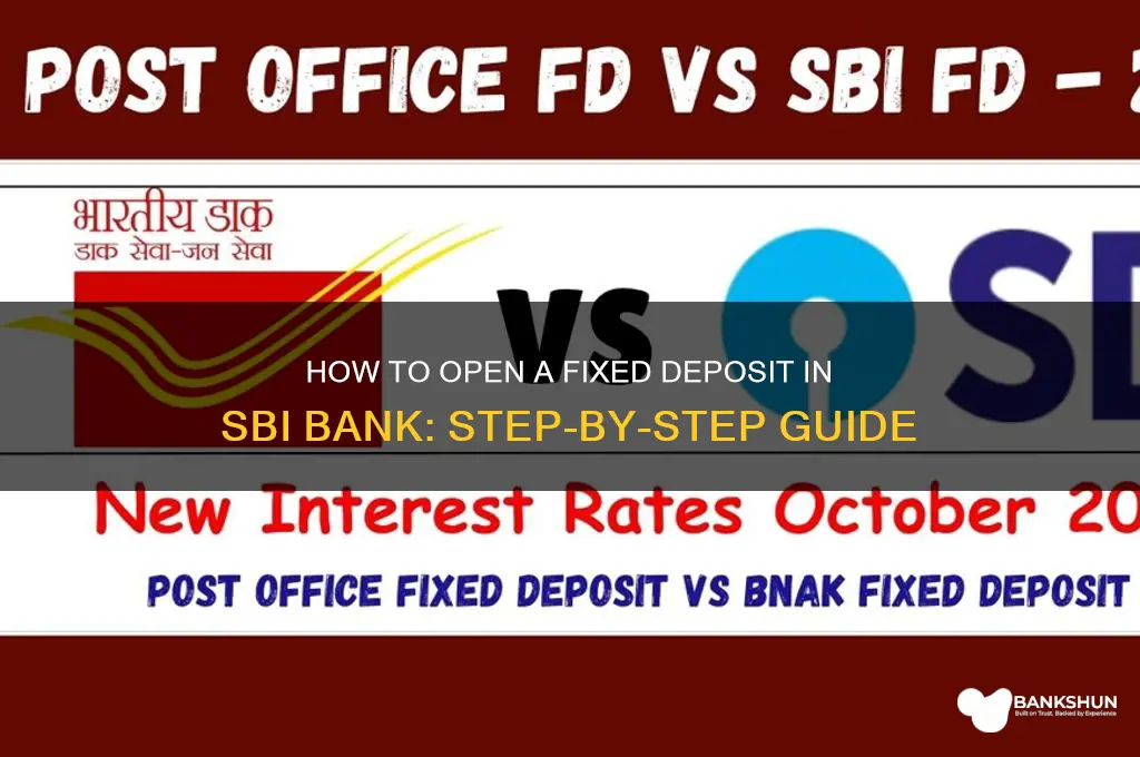 how to make fd in sbi bank