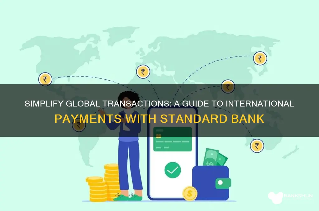 how to make international payment standard bank