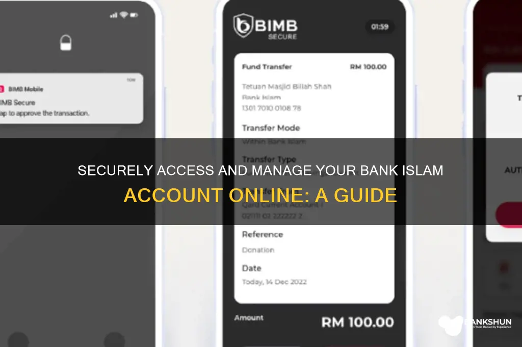 how to make internet banking bank islam