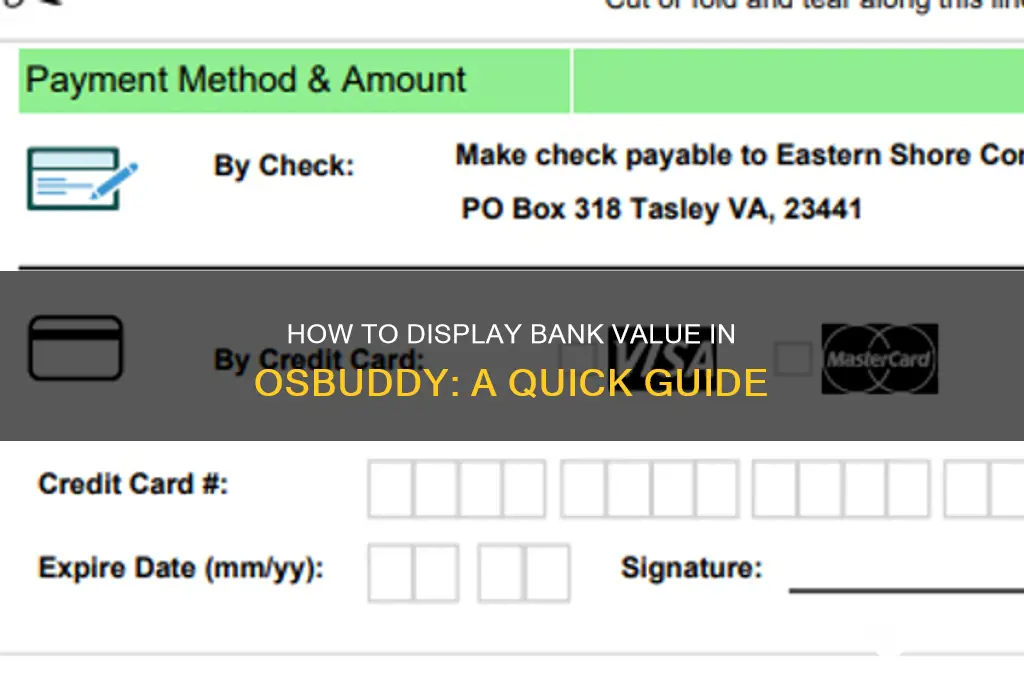 how to make osbuddy show bank valu