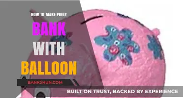 Creative DIY Piggy Bank: Crafting with Balloons for Kids