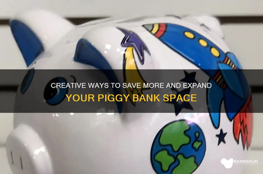 how to make room in piggy bank