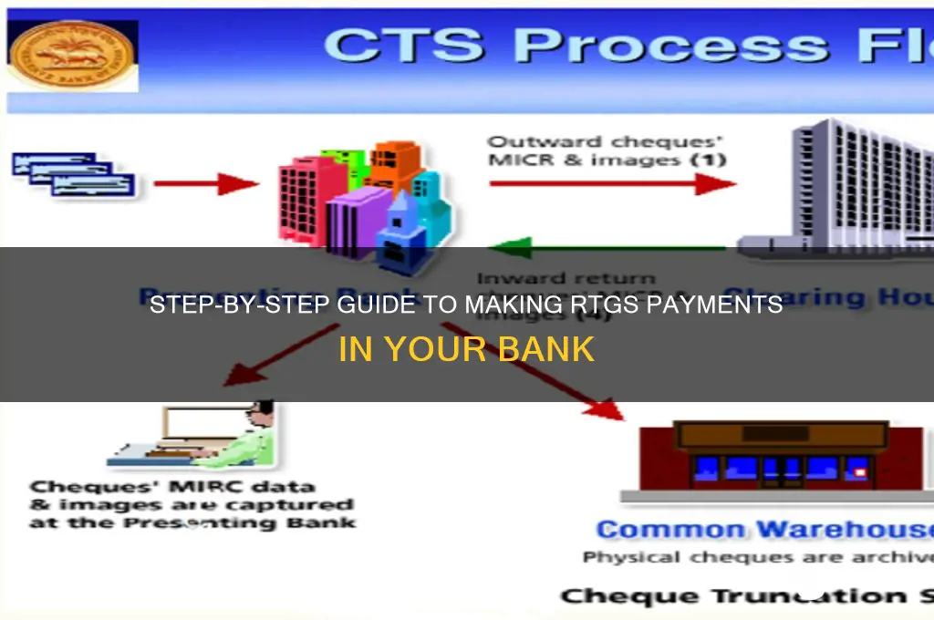 how to make rtgs payment in bank