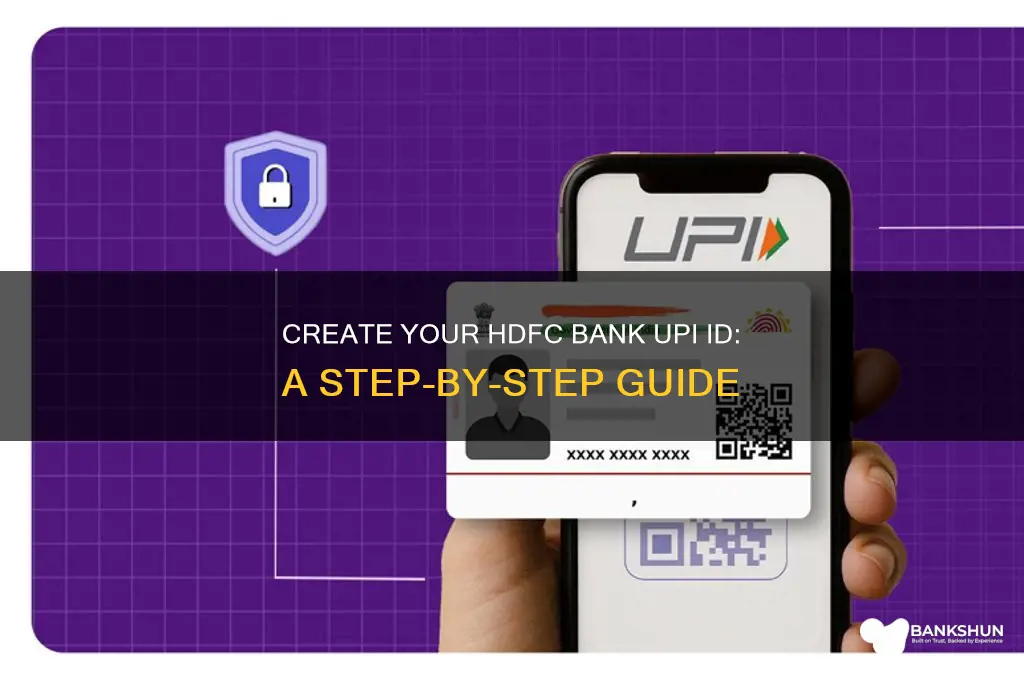 how to make upi id hdfc bank