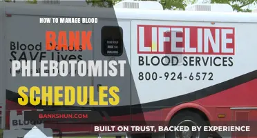 Efficient Blood Bank Phlebotomist Scheduling: Strategies for Optimal Staff Management