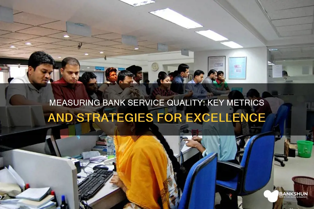 how to measure service quality in banks