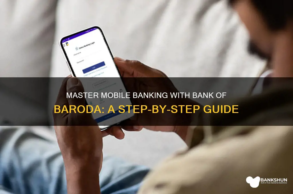 how to mobile banking bank of baroda