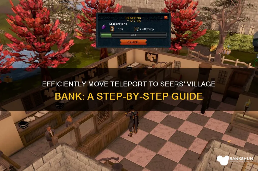 how to move tele to seers bank