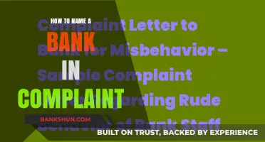 Effective Strategies for Naming a Bank in a Formal Complaint