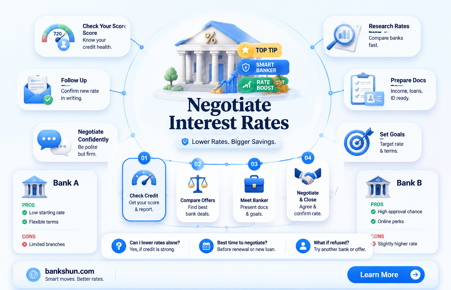 are inrerest rates negotiable with a bank
