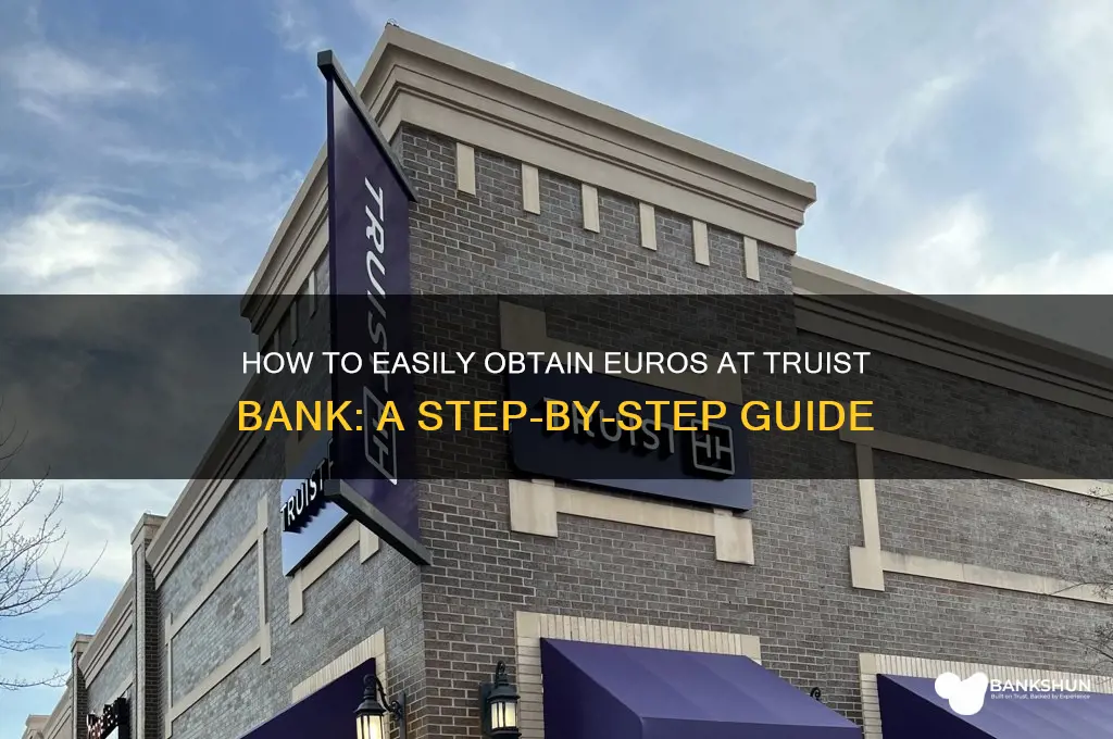 how to obtain euros in truist bank