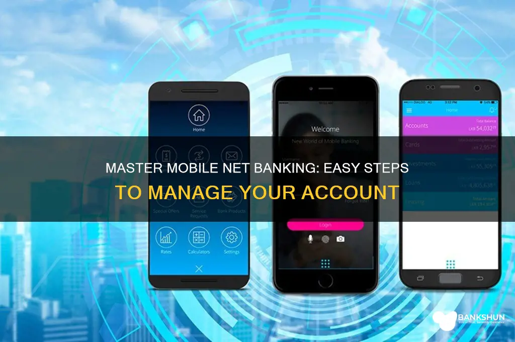 how to operate net banking in mobile