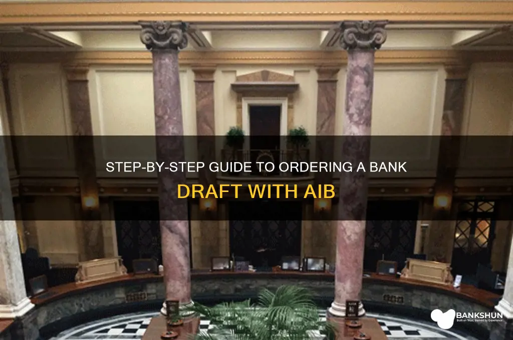 how to order a bank draft aib