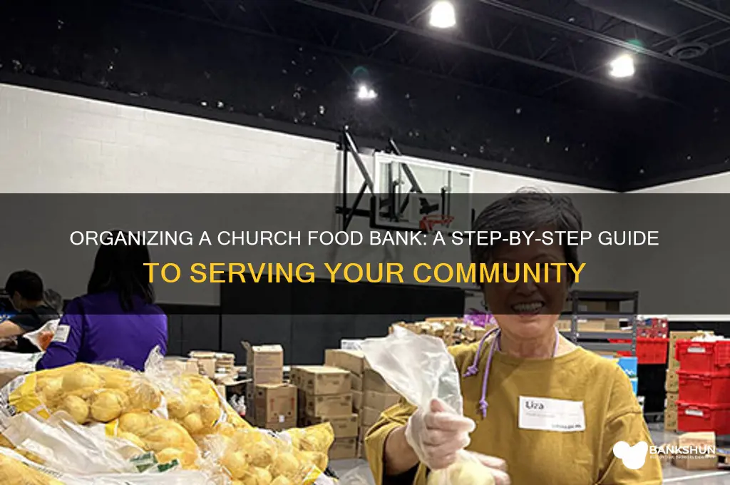 how to organize a church food bank