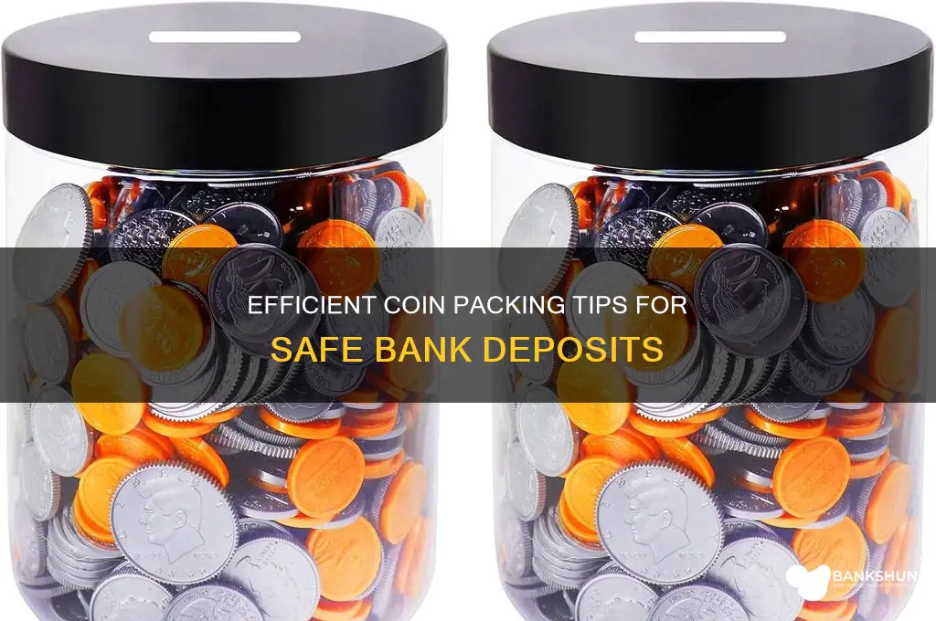 how to pack coins for the bank