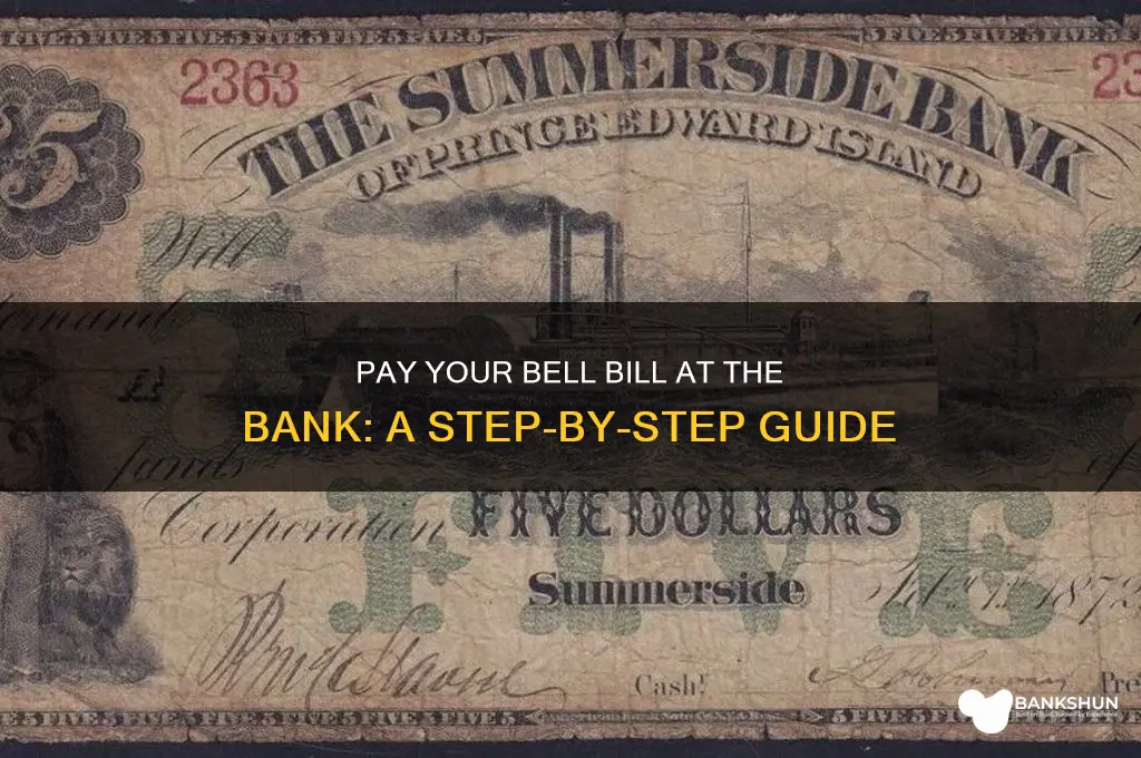 how to pay bell bill at bank