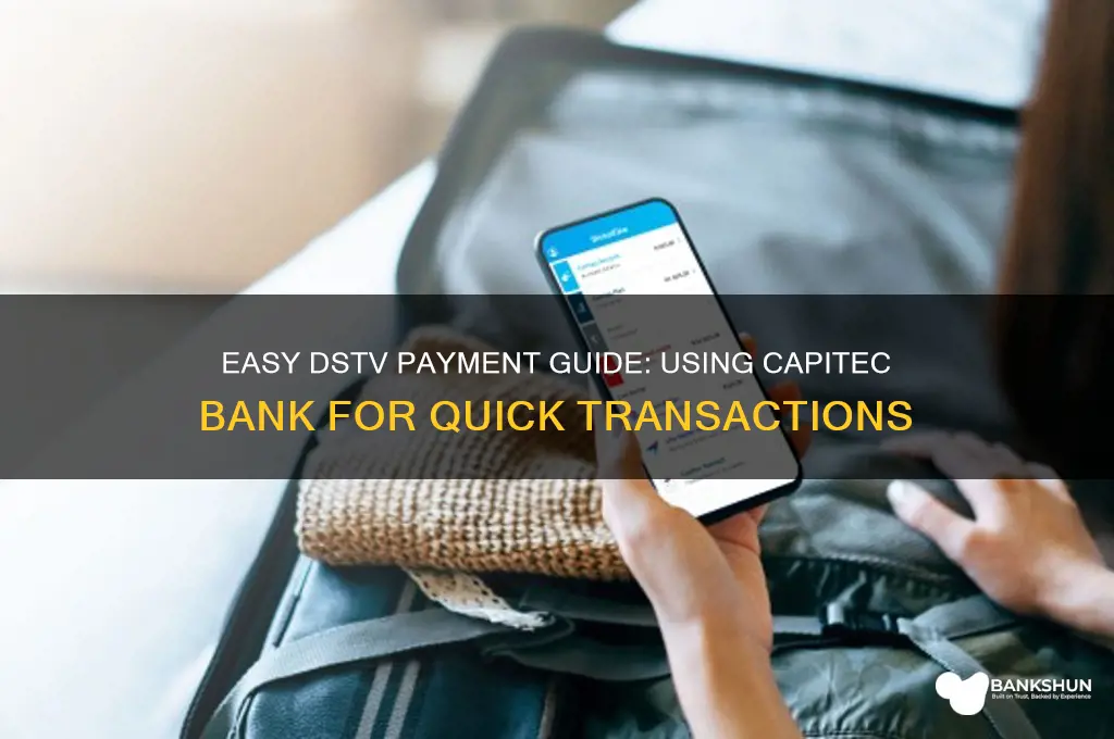 how to pay dstv with capitec bank