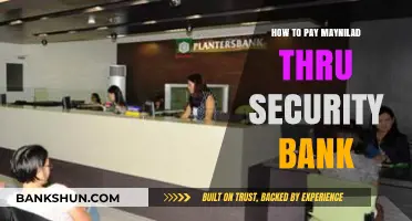 Pay Maynilad Bills Easily via Security Bank Online or Branch
