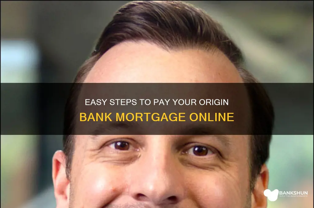 how to pay my origin bank mortgage