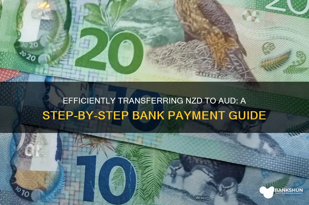 how to pay nzd to aud bank
