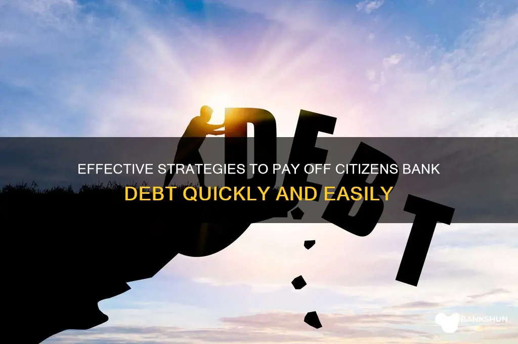 how to pay off on citizens bank