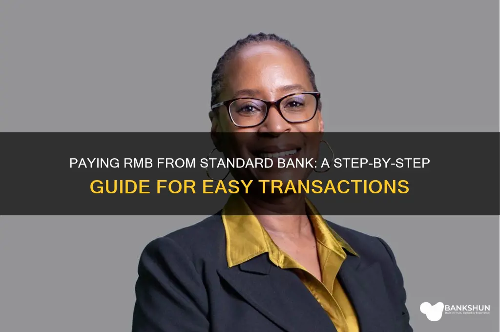 how to pay rmb from standard bank