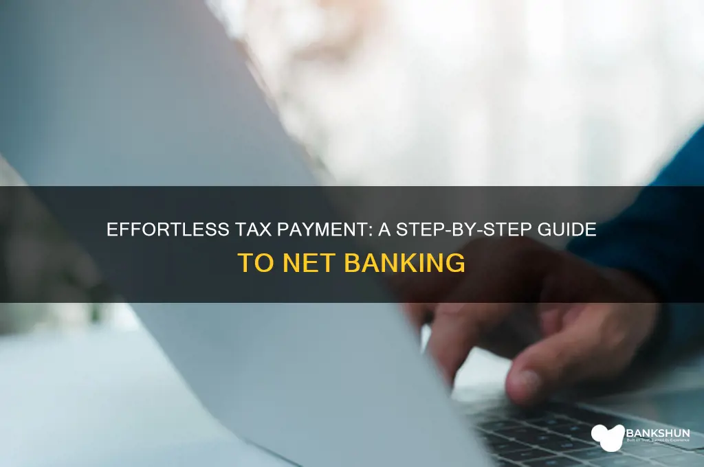 how to pay tax through net banking