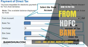 Paying TDS via HDFC Bank: A Step-by-Step Guide
