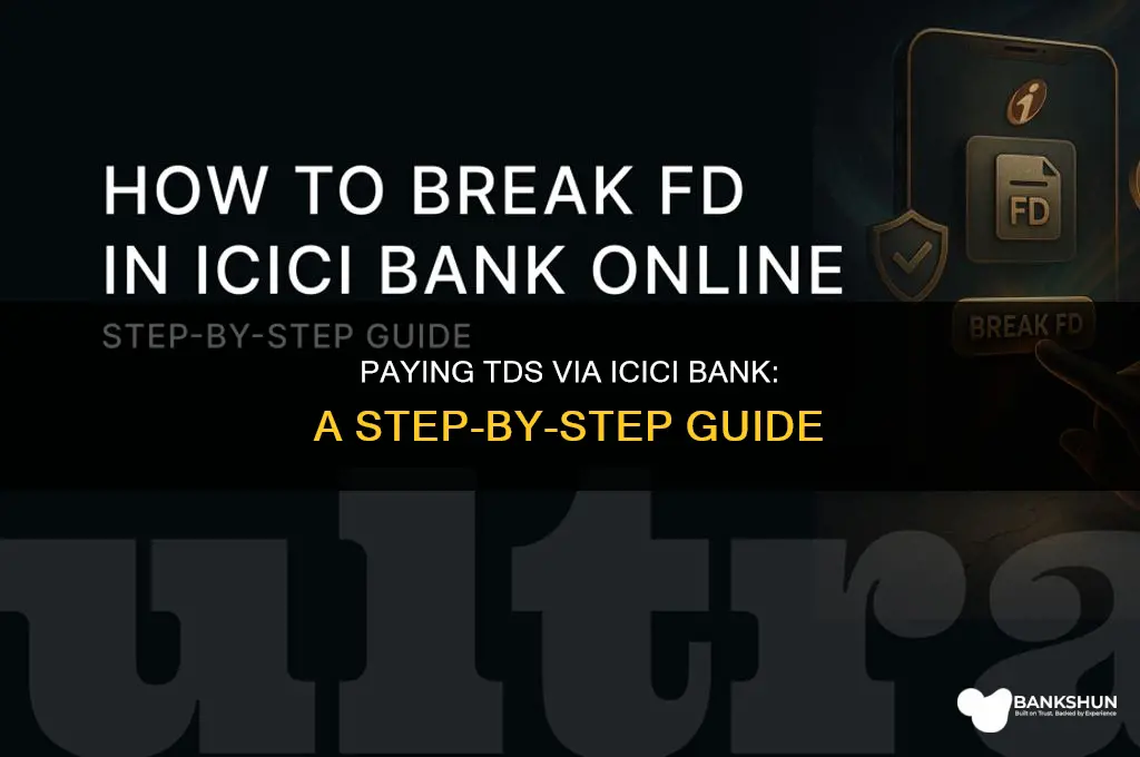 how to pay tds from icici bank