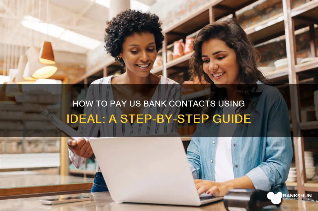 how to pay us bank contact ideal