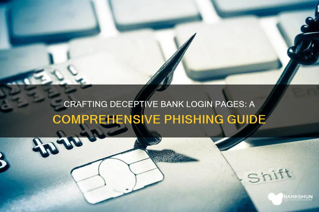 how to phish a bank login page